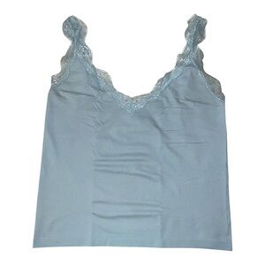 wild fable Light Blue Lace-Trim Cami
